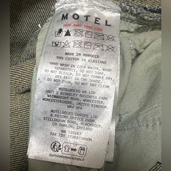 Motel Rocks Indigo Denim Pants - Picture 5 of 7